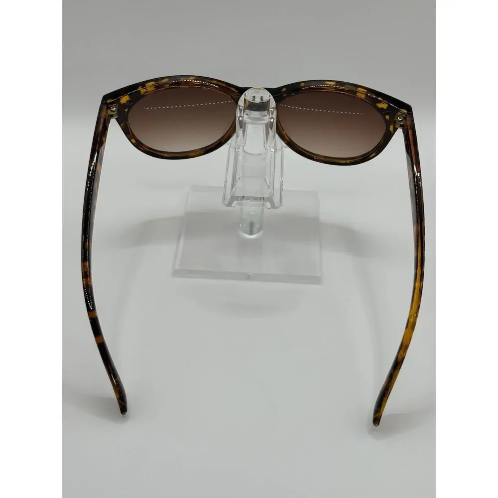 Oscar de la Renta Tortoise Oversized Sunglasses Brown Gradient Lens